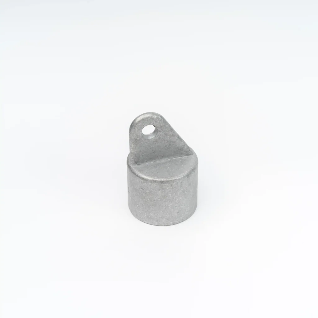 nasadka aluminiowa do mocowania podpory w kolorze ocynk