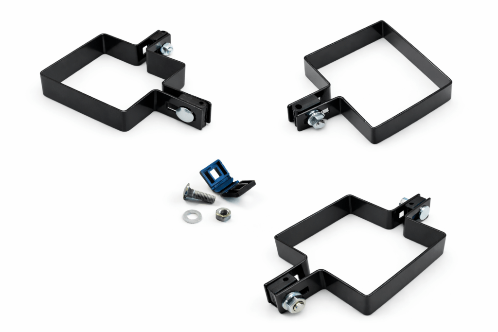 zestaw obejm 100x100 w kolorze czarnym